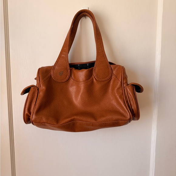 Volcom Brown Leather Bag - Picture 2 of 2